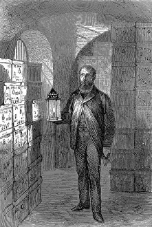 Vaults: Bank note store in the vaults of the Bank of England