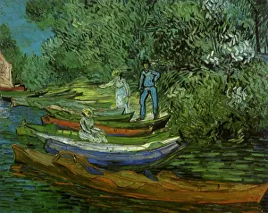 Oise: Bank of the Oise at Auvers, by Van Gogh