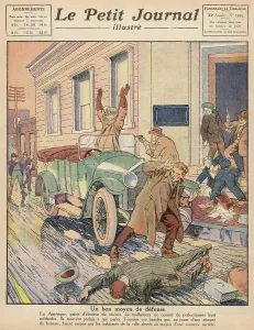 Foiled: BANK ROBBERS FOILED/1922