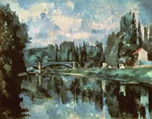 Marna: The Banks of the Marna, by Paul Cezanne