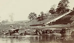 Riverfront: The banks of the River Narmadar, India