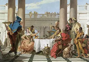 Cleopatra: The Banquet of Cleopatro oil painting depicts
