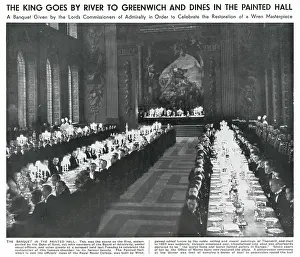 Mar19: Banquet in the Painted Hall, Greenwich