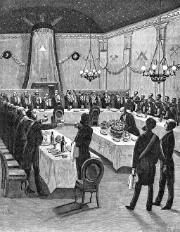 Napkins: Banquet at a Symbolic Lodge