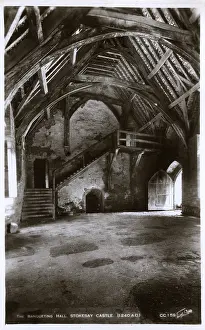 Stokesay: Banqueting Hall of Stokesay Castle