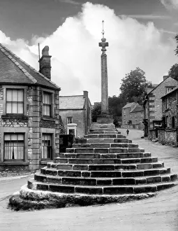 Surmounting: BANSALL VILLAGE CROSS