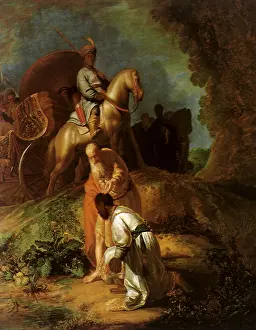 1629: The Baptism of the Chamberlain, after Rembrandt