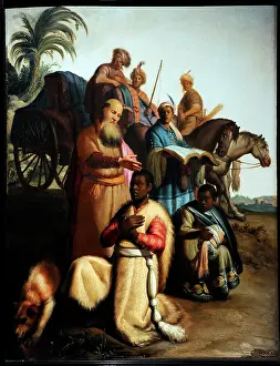 Rembrandt: Baptism of the Eunuch, by Rembrandt
