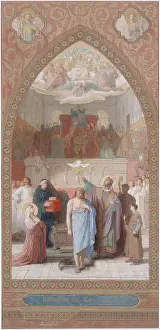 Sainte: The baptism of King Clovis I