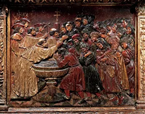 Christening: The baptism of the Moorish of the Kingdom of Granada. Polych