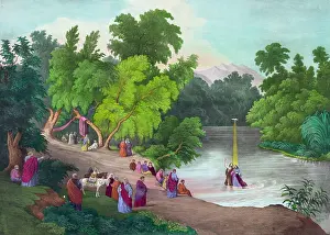 Savior: Baptism of our savior. In the River Jordan