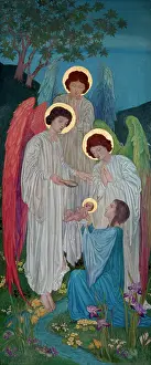 Baptism: The Baptism of St. Brigit By Angels