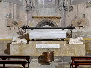 Augustus: Baptismal Font, Cathedral, Tarragona, Catalonia, Spain