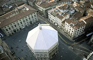 Baptistry: Baptistry building, Florence, Italy, seen