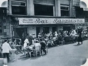 Aperitif: Bar Basque at Biarritz, 1934