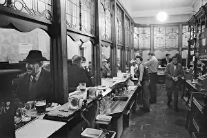 Wilmslow: Behind the bar, Birch Villa pub, Rusholme