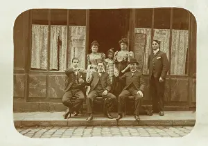 Patrons: A bar is Paris. Staff photo