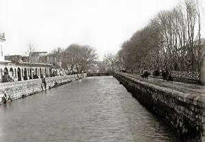 Barada: Barada River, Damscus, Syria, circa 1890