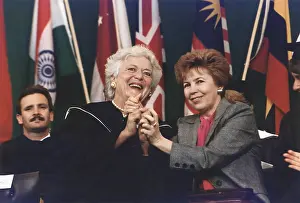 Summits: Barbara Bush and Raisa Gorbachev deliver ?