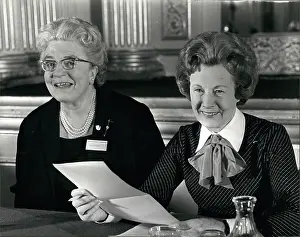 C.b.e: Barbara Castle and Dr Grace Thornton at conference
