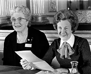 C.b.e: Barbara Castle and Dr Grace Thornton at conference
