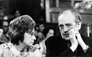 Driberg: Barbara Castle and Tom Driberg, conference, London