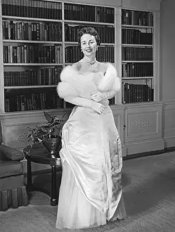 Daughter In Law: Barbara Eisenhower in the gown she will wear to