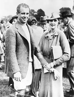 Diables: Barbara Hutton, with her first husband, Georgian