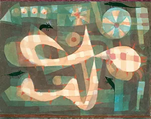 Triangles: THE BARBED NOOSE AND MICE, by Paul Klee