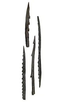 Mesolithic: Barbed points from Star Carr