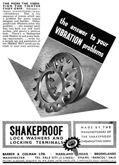 Washers: Barber & Colman Shakeproof Lock Washers