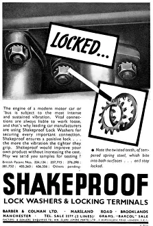 Washers: Barber & Colman Shakeproof Washers