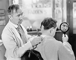 Mustaches: Barber shaving off too much hair