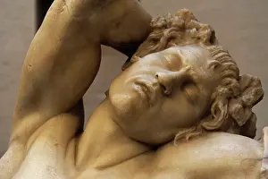 Faun: Barberini Faun. A sleeping satyr. About 220 BC. Greek baroq