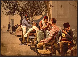 Barbers: Barbers near Seraskierrat (i.e. Seraskerat) Constantinople
