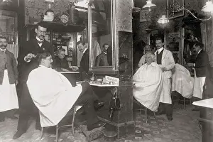 Schlumberger: Barber's shop at the Kaerntnerstrasse