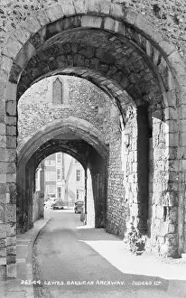 Cobblestone: Barbican Archway in Lewes