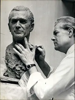 Barbieri: Barbieri, sculptor, Chaban Delmas bust, Grevin Museum