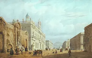 Neoclassicist: Barcelona. The old waterfront of the city, with