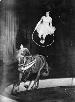 Bareback: A bareback rider of the Bertram Mills