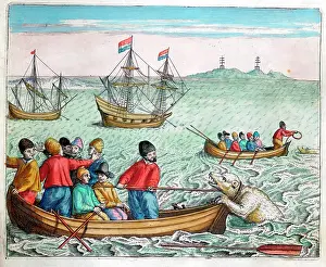 Barents: Barents expedition to Nova Zembla to find Northeast Passage
