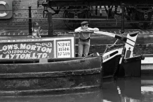 None: Bargeman, Gloucester docks