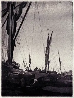 Friedensen: Barges, Chiswick, Mall