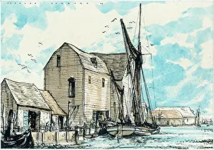 Faversham: Barges in Faversham Creek