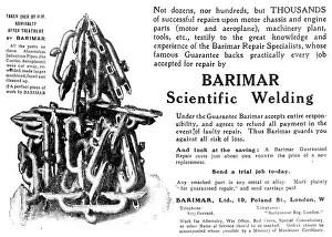 Barimar: Barimar Scientific Welding 1916 Advert