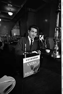 Barmen: Barman in a pub, Belfast, Northern Ireland