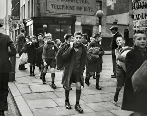 Barnardo: Barnardo boys in London during evacuation