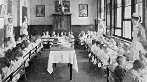 Uniformed: Barnardo's Babies Castle, Hawkhurst, Kent - Breakfast Time
