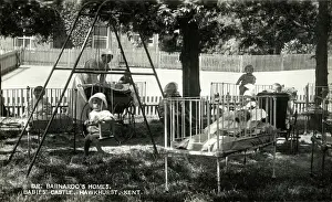 Cots: Barnardo's Babies Castle, Hawkhurst - Under trees