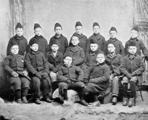 Emigrate: Barnardo's Boys about to go west